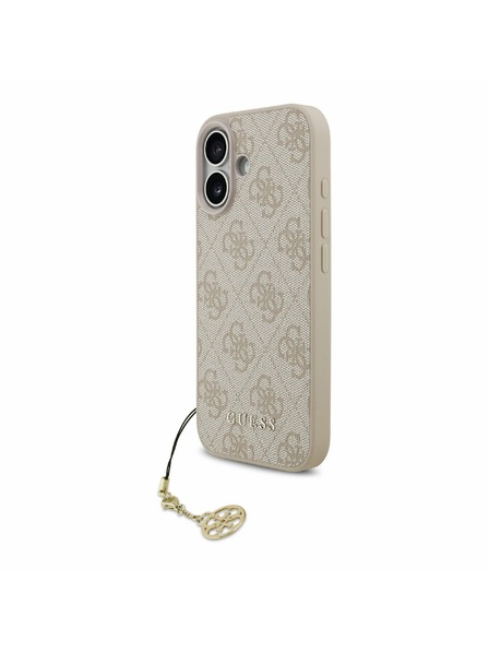 Guess Guess 4G Charm MagSafe Задний Чехол за iPhone 17 Tone on Tone Pink