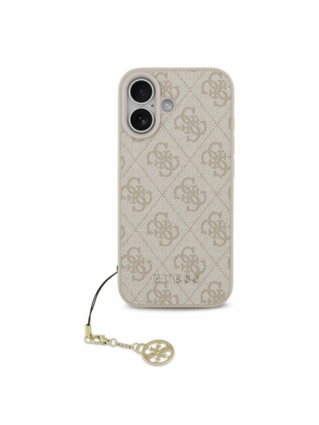Guess Guess 4G Charm MagSafe Задний Чехол за iPhone 17 Tone on Tone Pink