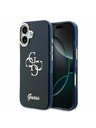 Guess Guess IML 4G Script Metal Logo Задний Чехол за iPhone 17 Blue