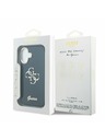 Guess Guess IML 4G Script Metal Logo Задний Чехол за iPhone 17 Blue