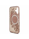 Guess Guess IML Flowers Strap MagSafe Задний Чехол за iPhone 17 Pink