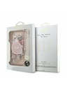 Guess Guess IML Flowers Strap MagSafe Задний Чехол за iPhone 17 Pink