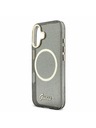 Guess Guess IML Glitter Script Strap MagSafe Задний Чехол за iPhone 17 Black
