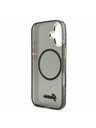 Guess Guess IML Glitter Script Strap MagSafe Задний Чехол за iPhone 17 Black