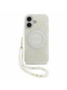 Guess Guess IML Flowers Allover Strap MagSafe Задний Чехол за iPhone 17 White
