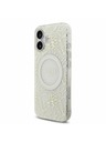 Guess Guess IML Flowers Allover Strap MagSafe Задний Чехол за iPhone 17 White
