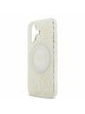 Guess Guess IML Flowers Allover Strap MagSafe Задний Чехол за iPhone 17 White