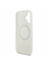 Guess Guess IML Flowers Allover Strap MagSafe Задний Чехол за iPhone 17 White