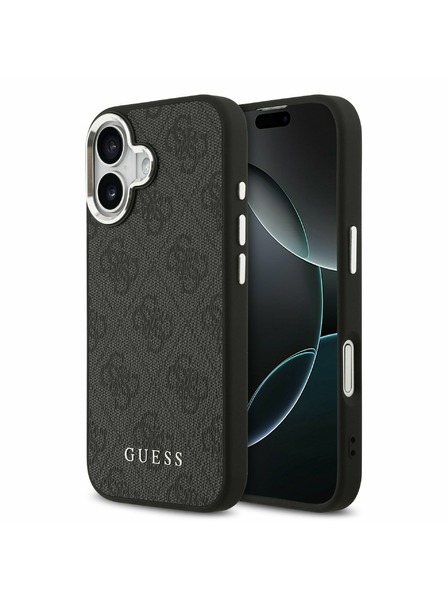 Guess Guess 4G MagSafe Задний Чехол за iPhone 17 Black