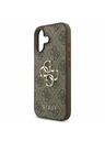 Guess Guess PU 4G Metal Logo Задний Чехол за iPhone 17 Brown