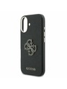 Guess Guess PU Resin Logo Задний Чехол за iPhone 17 Black