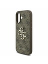 Guess Guess PU 4G Metal Logo Strap Задний Чехол за iPhone 17 Brown