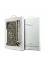 Guess Guess PU 4G Metal Logo Strap Задний Чехол за iPhone 17 Brown