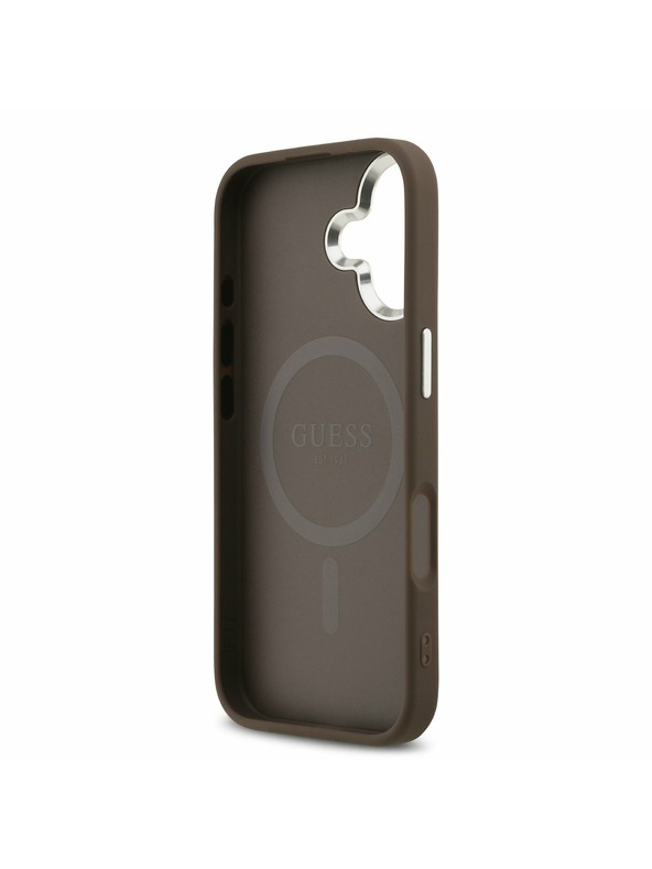Guess Guess 4G MagSafe Задний Чехол за iPhone 17 Brown