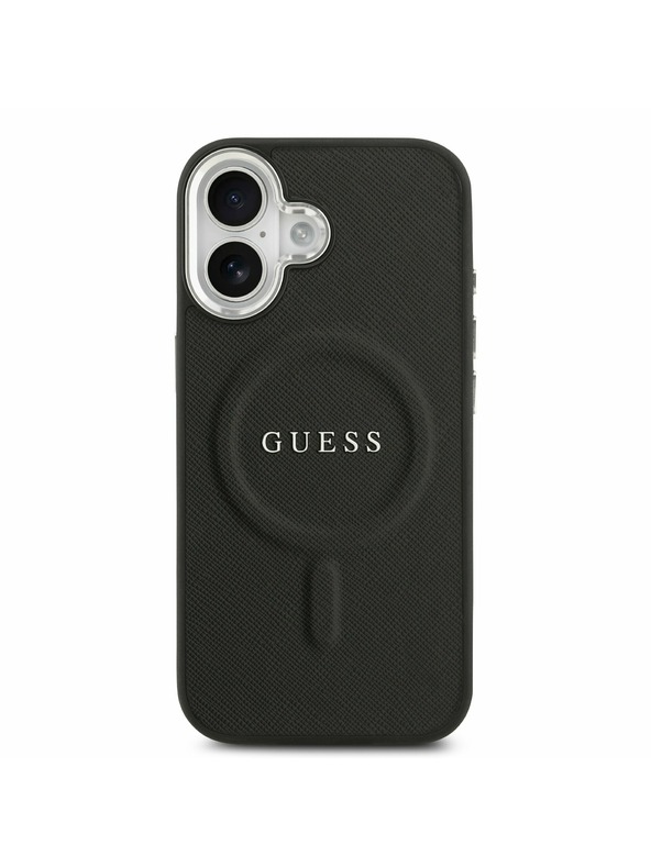 Guess Guess PU Saffiano MagSafe Задний Чехол за iPhone 17 Black