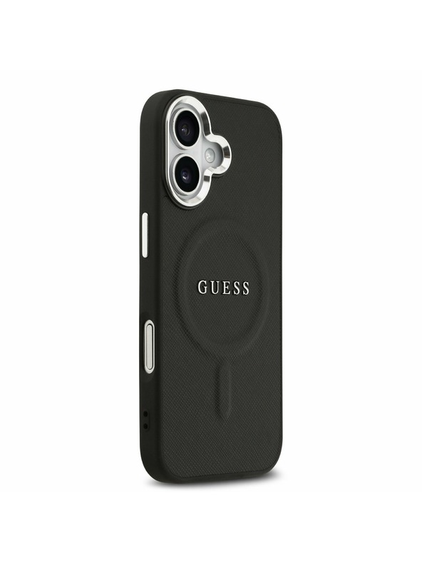 Guess Guess PU Saffiano MagSafe Задний Чехол за iPhone 17 Black