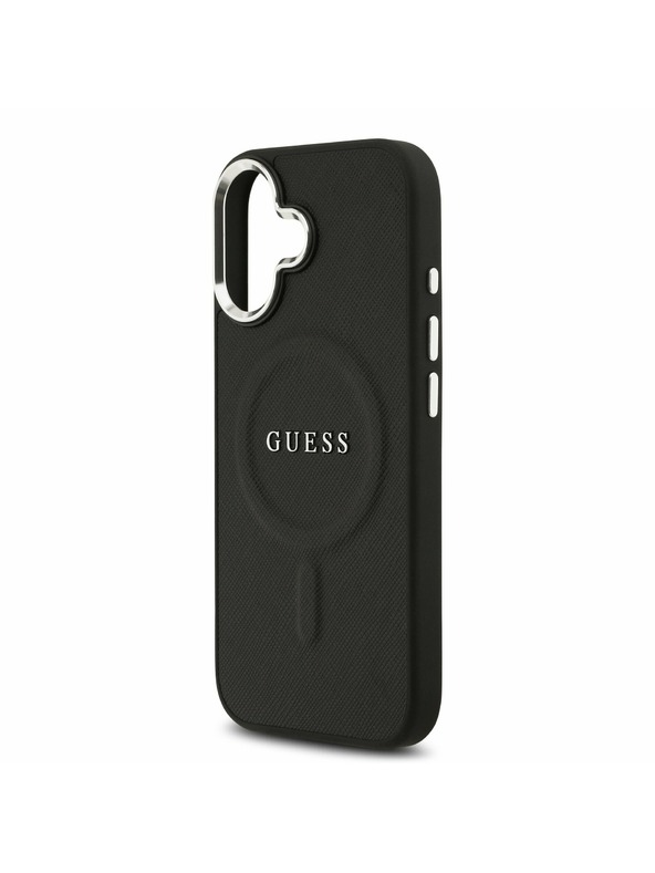 Guess Guess PU Saffiano MagSafe Задний Чехол за iPhone 17 Black