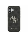 Guess Guess PU 4G Metal Logo Задний Чехол за iPhone 17 Grey