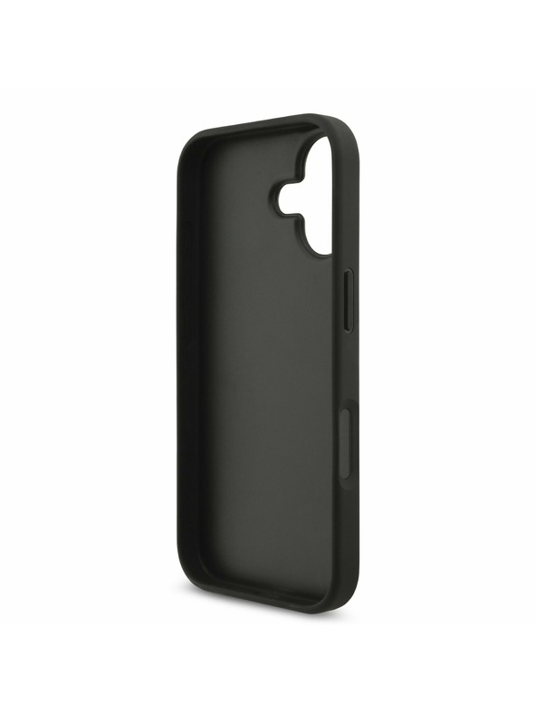 Guess Guess PU 4G Metal Logo Задний Чехол за iPhone 17 Grey