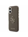 Guess Guess PU Resin Logo Задний Чехол за iPhone 17 Brown
