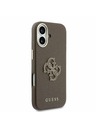 Guess Guess PU Resin Logo Задний Чехол за iPhone 17 Brown