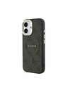 Guess Guess PU Leather 4G Gold Frame MagSafe Задний Чехол за iPhone 17 Black