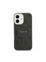 Guess Guess PU Leather 4G Gold Frame MagSafe Задний Чехол за iPhone 17 Black