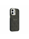 Guess Guess PU Leather 4G Gold Frame MagSafe Задний Чехол за iPhone 17 Black