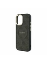 Guess Guess PU Leather 4G Gold Frame MagSafe Задний Чехол за iPhone 17 Black