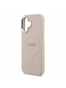 Guess Guess PU Saffiano MagSafe Задний Чехол за iPhone 17 Pink