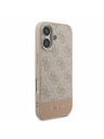 Guess Guess PU 4G Stripe Задний Чехол за iPhone 17 Pink