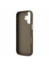 Guess Guess PU 4G Metal Logo Задний Чехол за iPhone 17 Silver Brown