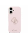 Guess Guess PU Resin Logo Задний Чехол для iPhone 17 Pink