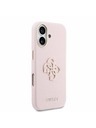 Guess Guess PU Resin Logo Задний Чехол для iPhone 17 Pink