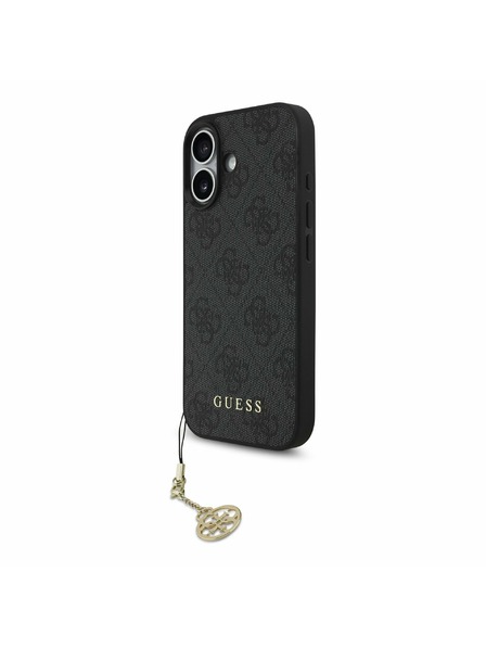 Guess Guess 4G Charm MagSafe Задний Чехол для iPhone 17 Tone on Tone Grey