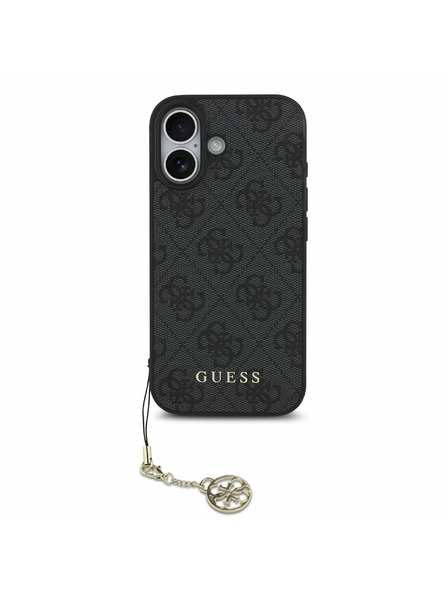 Guess Guess 4G Charm MagSafe Задний Чехол для iPhone 17 Tone on Tone Grey