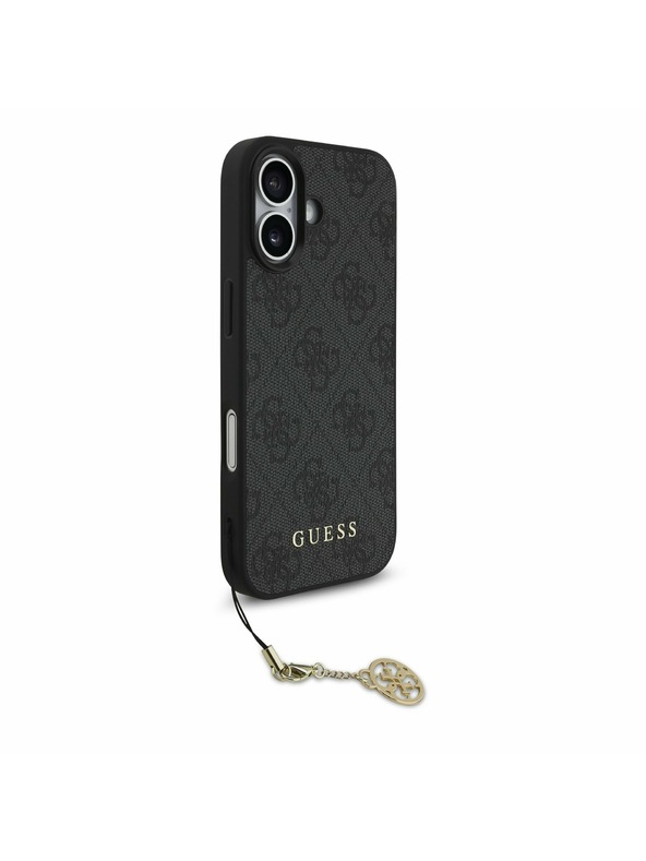 Guess Guess 4G Charm MagSafe Задний Чехол для iPhone 17 Tone on Tone Grey