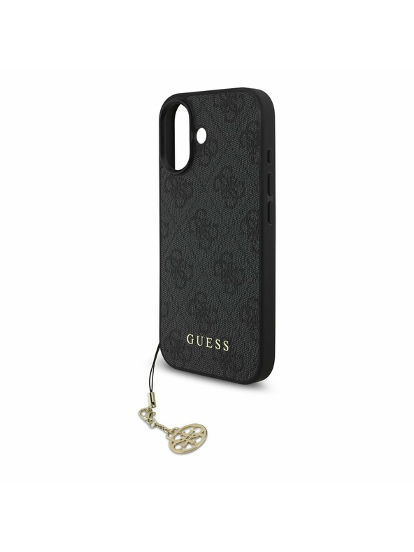 Guess Guess 4G Charm MagSafe Задний Чехол для iPhone 17 Tone on Tone Grey