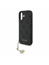 Guess Guess 4G Charm MagSafe Задний Чехол для iPhone 17 Tone on Tone Grey