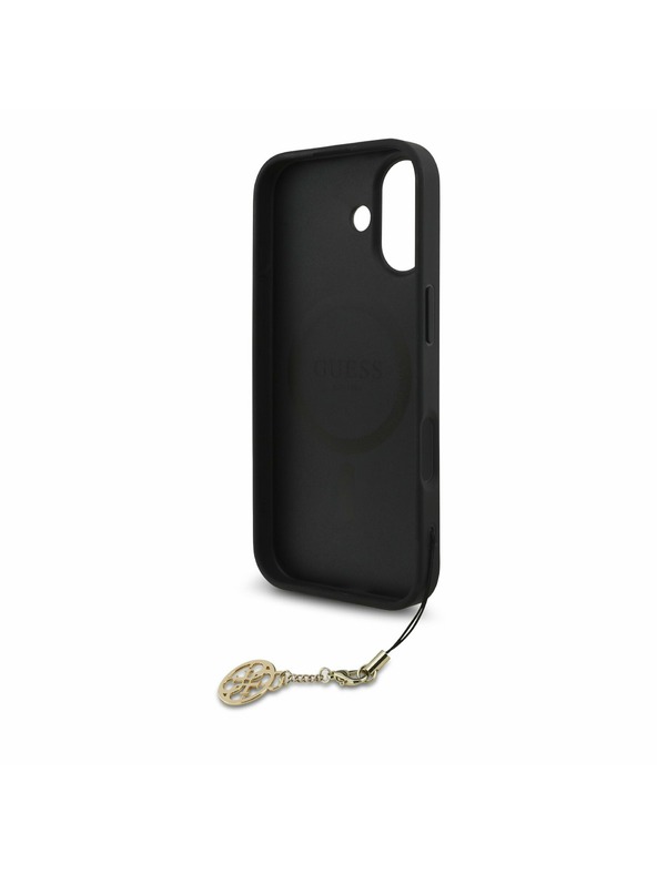 Guess Guess 4G Charm MagSafe Задний Чехол для iPhone 17 Tone on Tone Grey