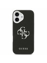 Guess Guess PU Grained 4G Metal Logo Задний Чехол для iPhone 17 Black