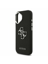 Guess Guess PU Grained 4G Metal Logo Задний Чехол для iPhone 17 Black