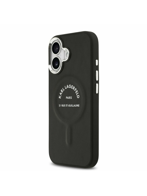 Karl Lagerfeld Karl Lagerfeld PU RSG Logo MagSafe Задний Чехол для iPhone 17 Black