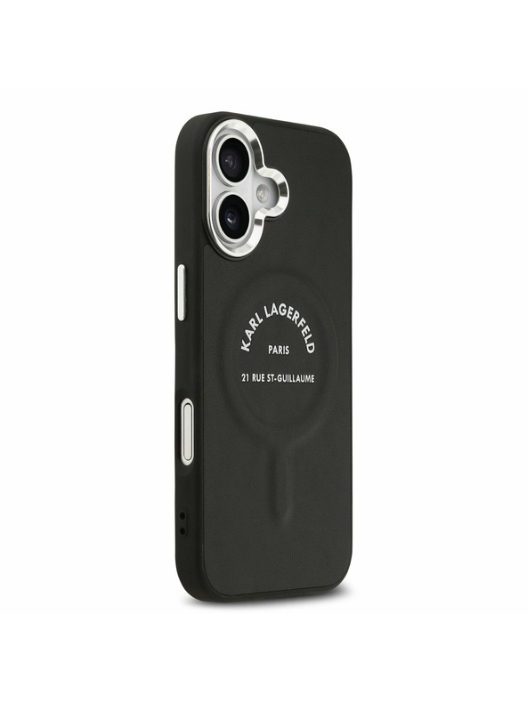 Karl Lagerfeld Karl Lagerfeld PU RSG Logo MagSafe Задний Чехол для iPhone 17 Black