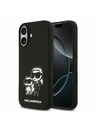 Karl Lagerfeld Karl Lagerfeld Liquid Silicone K&CH Sketch MagSafe Задний Чехол для iPhone 17 Black