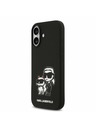 Karl Lagerfeld Karl Lagerfeld Liquid Silicone K&CH Sketch MagSafe Задний Чехол для iPhone 17 Black