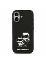Karl Lagerfeld Karl Lagerfeld Liquid Silicone K&CH Sketch MagSafe Задний Чехол для iPhone 17 Black