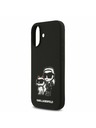Karl Lagerfeld Karl Lagerfeld Liquid Silicone K&CH Sketch MagSafe Задний Чехол для iPhone 17 Black