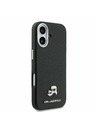 Karl Lagerfeld Karl Lagerfeld PU Karl and Choupette Heads Pins MagSafe Задний Чехол для iPhone 17 Black