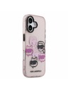 Karl Lagerfeld Karl Lagerfeld IML Multi K&CH Heads Задний Чехол для iPhone 17 Pink